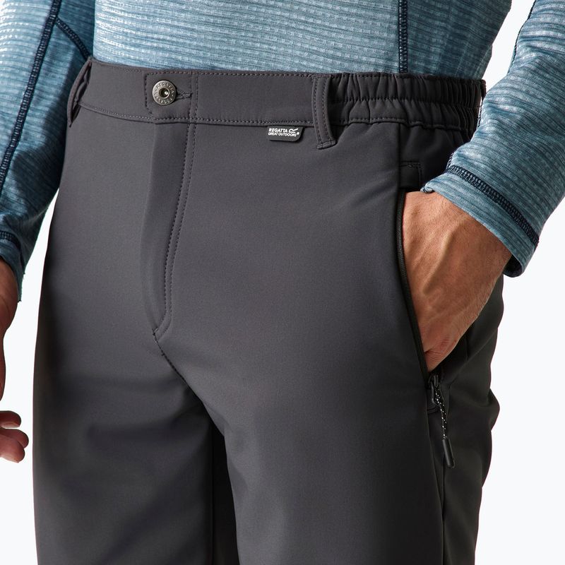 Мъжки софтшел панталони REGATTA Geo Softshell ash 5