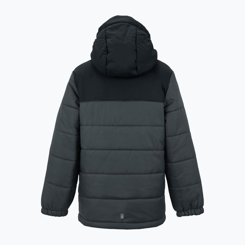 Детско ватирано яке REGATTA Lofthouse black/seal grey 9