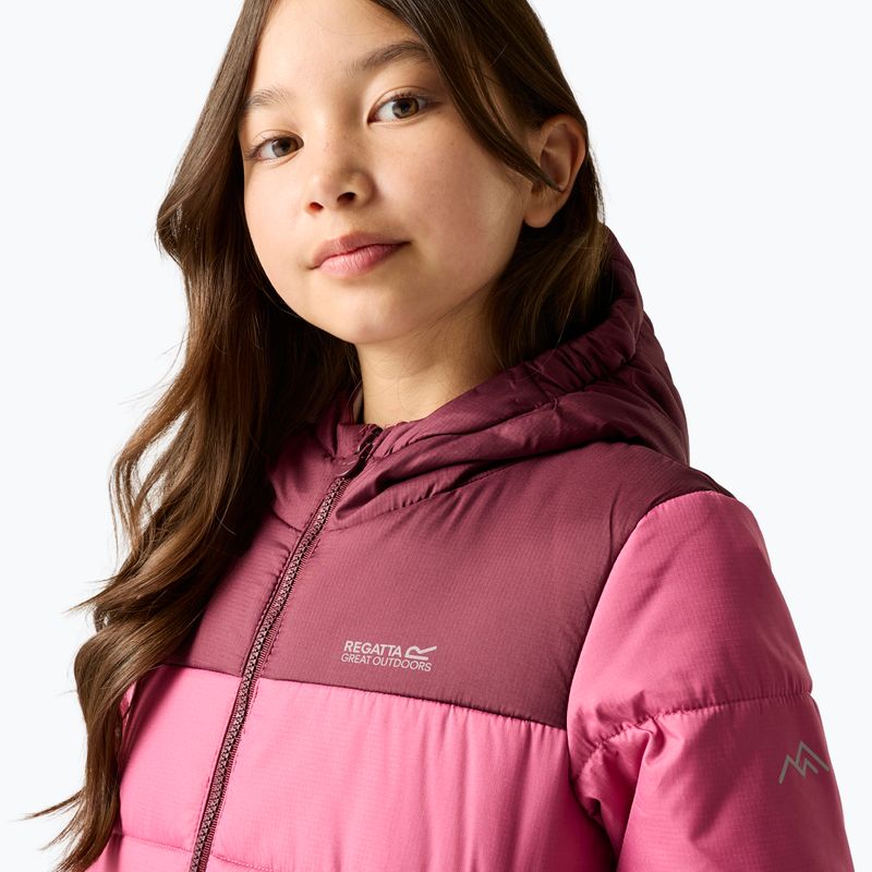 Детско ватирано яке REGATTA Lofthouse fig/violet 5