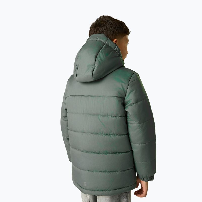 Детско ватирано яке REGATTA Lofthouse dark forest green/wild lime 5