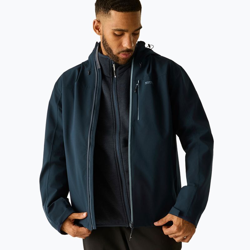 Мъжко яке за дъжд REGATTA Birchdale II navy/dusky blue 5
