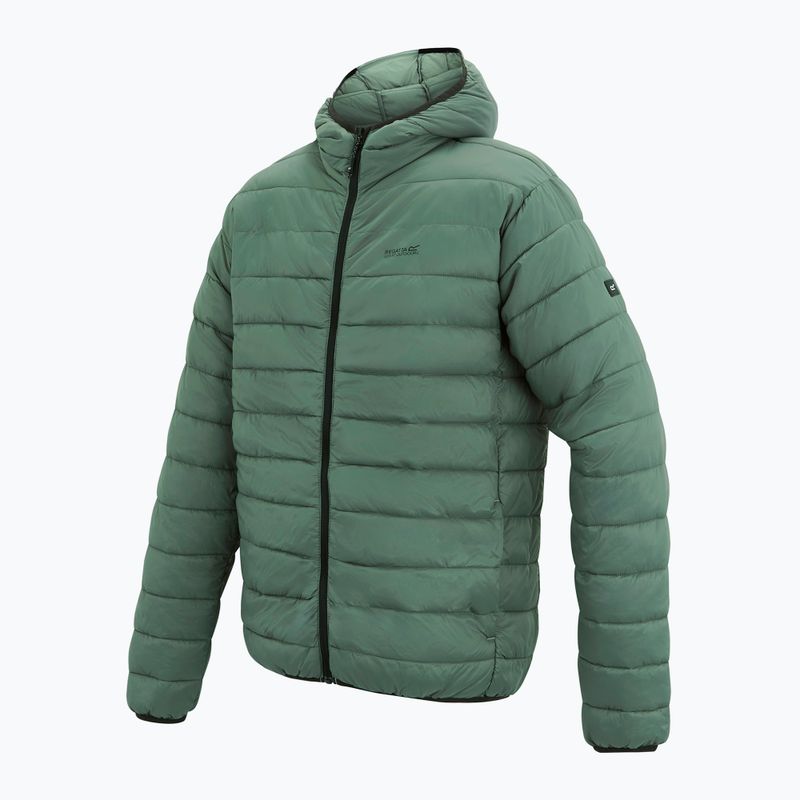 Мъжко пухено яке REGATTA Hooded Marizion dark forest green 3