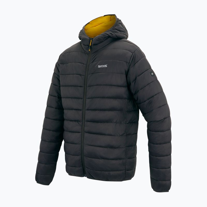 Мъжко пухено яке Regatta Hooded Marizion ash/sunset 3