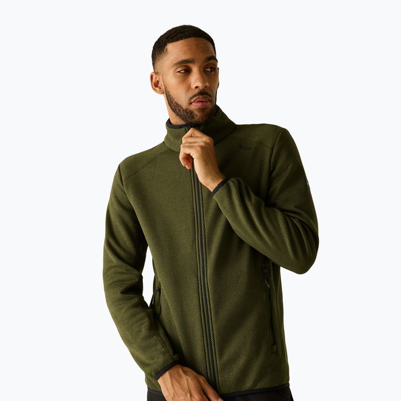 Мъжки поларен суитшърт REGATTA Torrens dark khaki 3