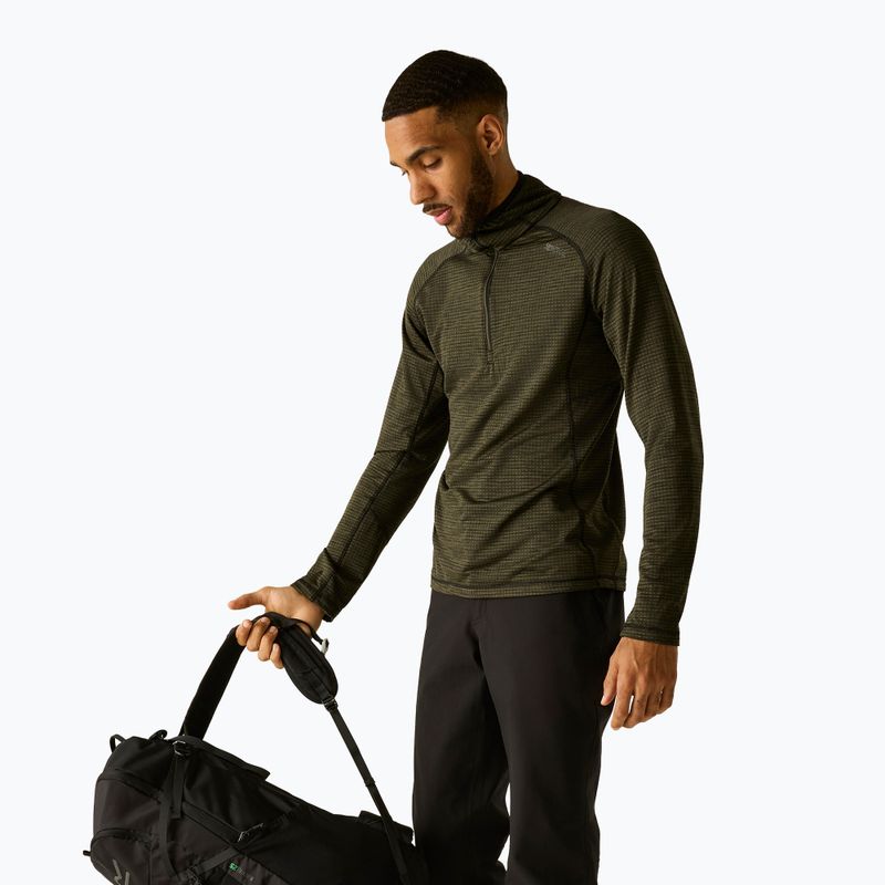 Мъжки поларен суитшърт REGATTA Yonder II dark khaki 3