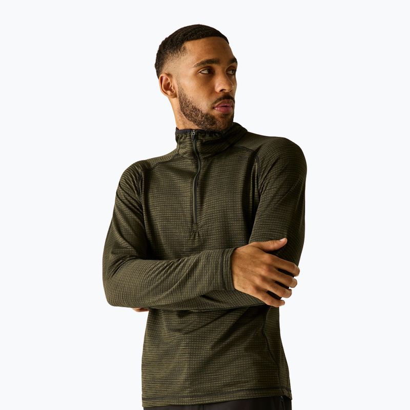 Мъжки поларен суитшърт REGATTA Yonder II dark khaki 5