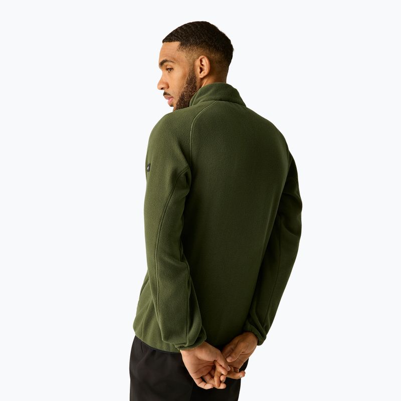 Мъжки поларен суитшърт REGATTA Hadfield dark khaki 4