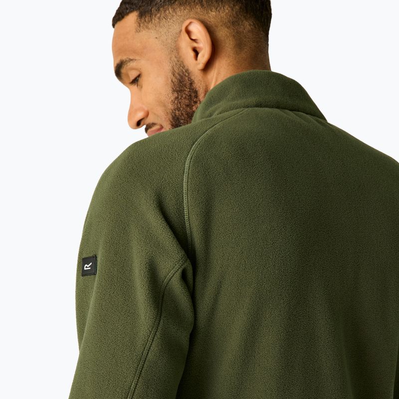 Мъжки поларен суитшърт REGATTA Hadfield dark khaki 6