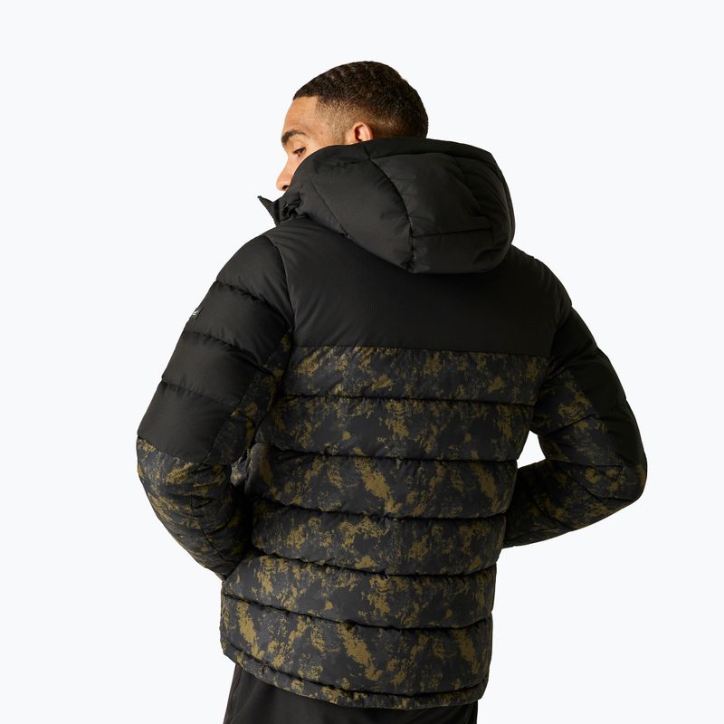 Мъжко ватирано яке REGATTA Aldthron textured print/black 3