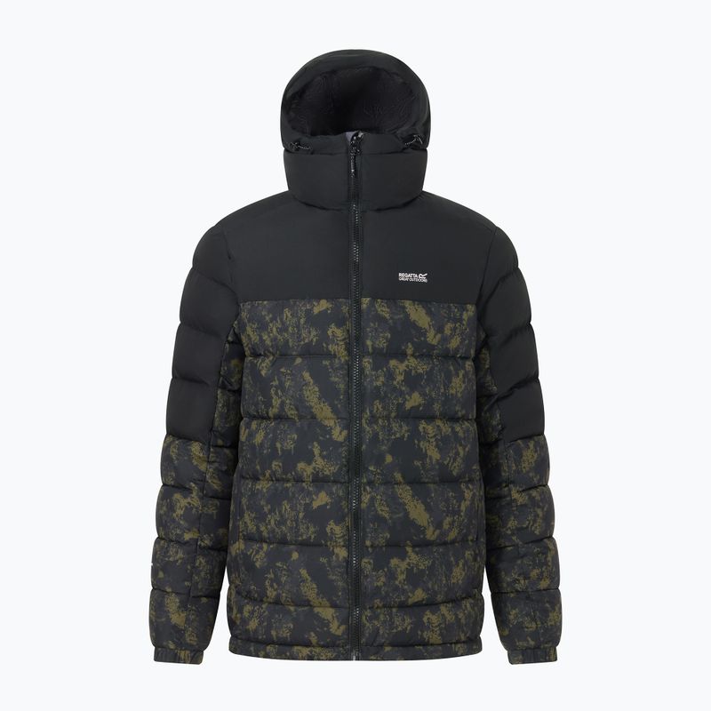 Мъжко ватирано яке REGATTA Aldthron textured print/black 8