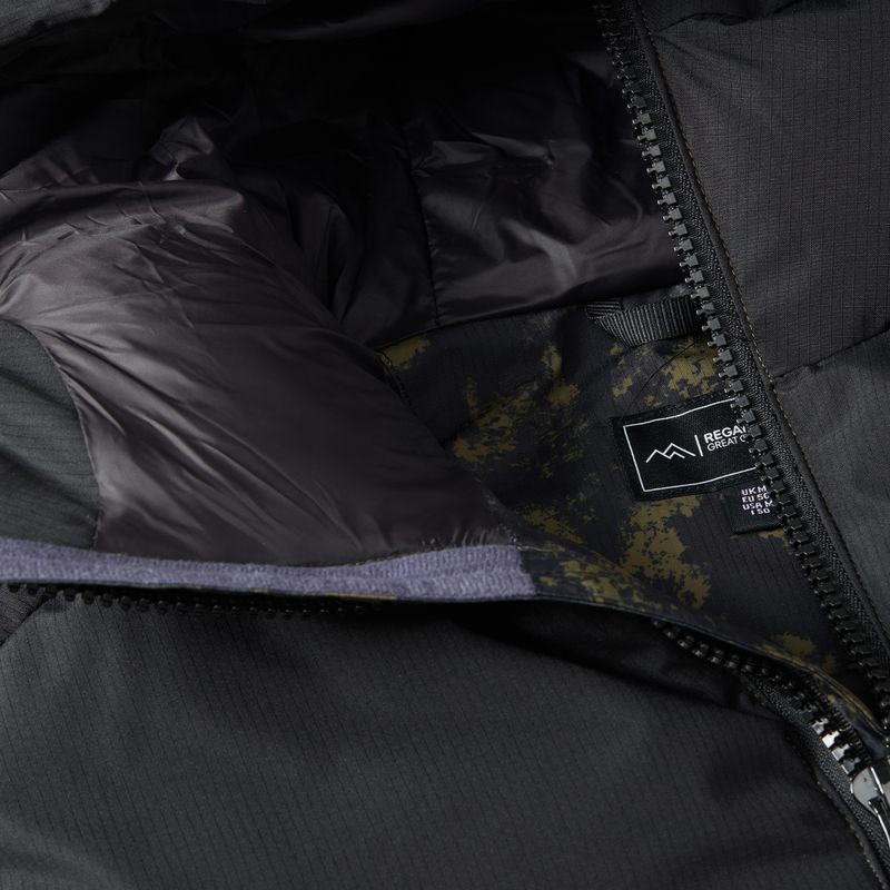 Мъжко ватирано яке REGATTA Aldthron textured print/black 11