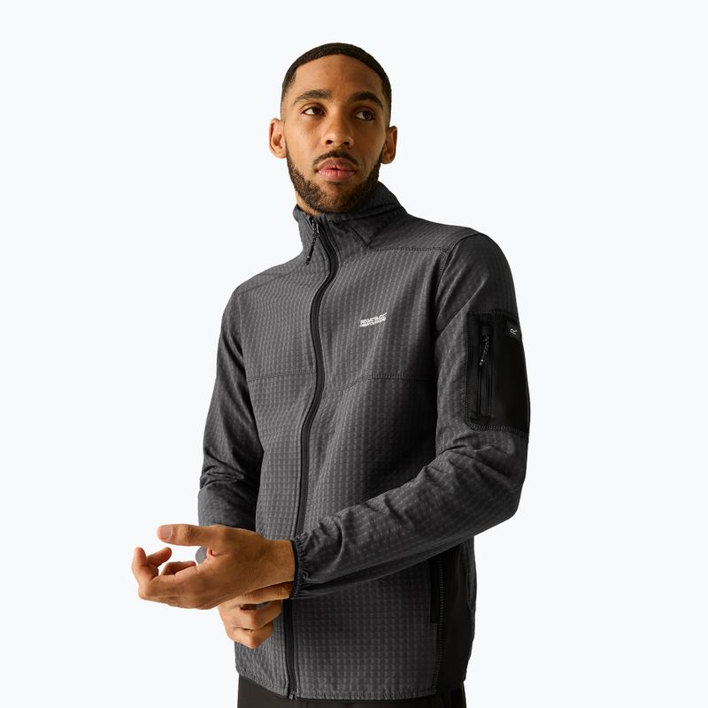 Мъжки суитшърт REGATTA Baslinn ash/black 3