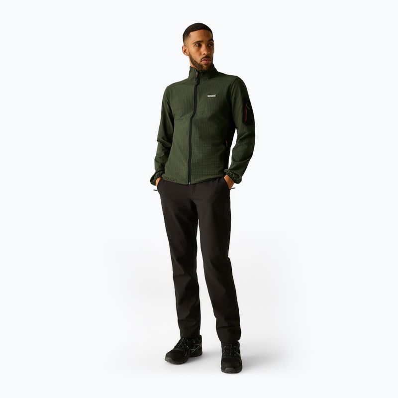 Мъжки суитшърт REGATTA Baslinn dark khaki/black 2