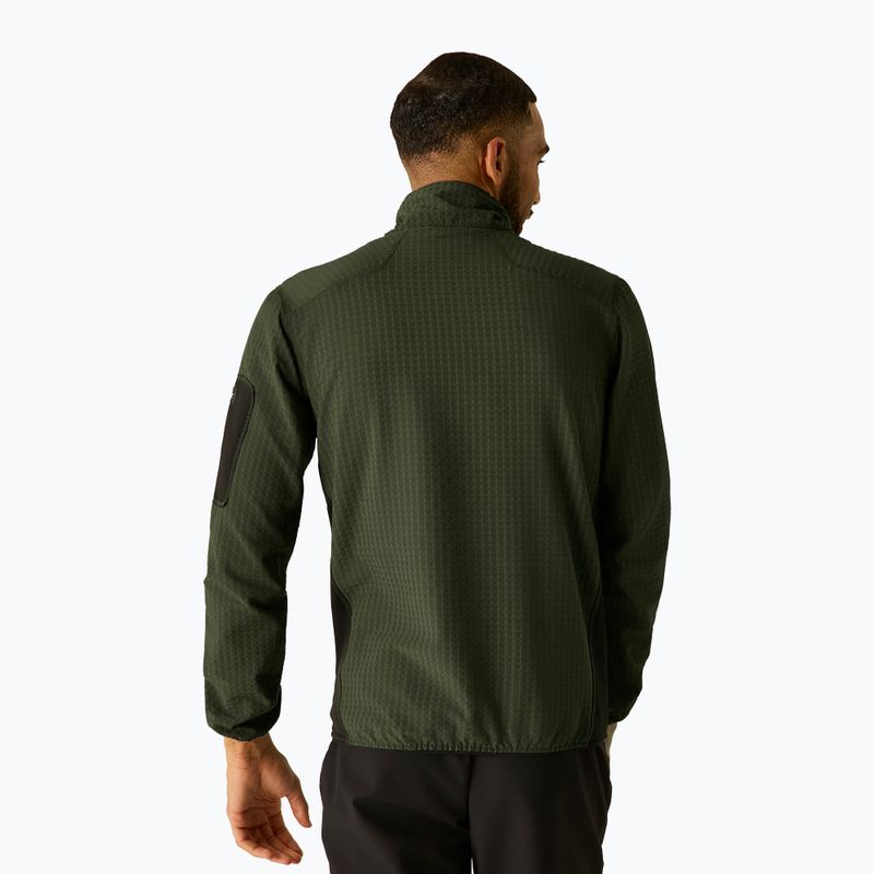 Мъжки суитшърт REGATTA Baslinn dark khaki/black 4