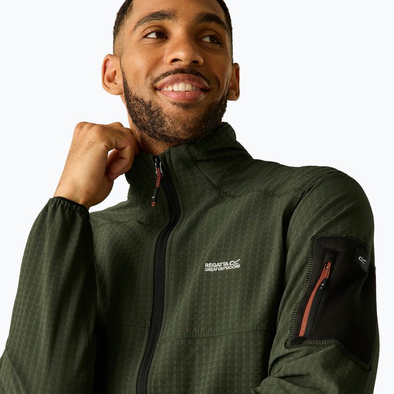 Мъжки суитшърт REGATTA Baslinn dark khaki/black 7