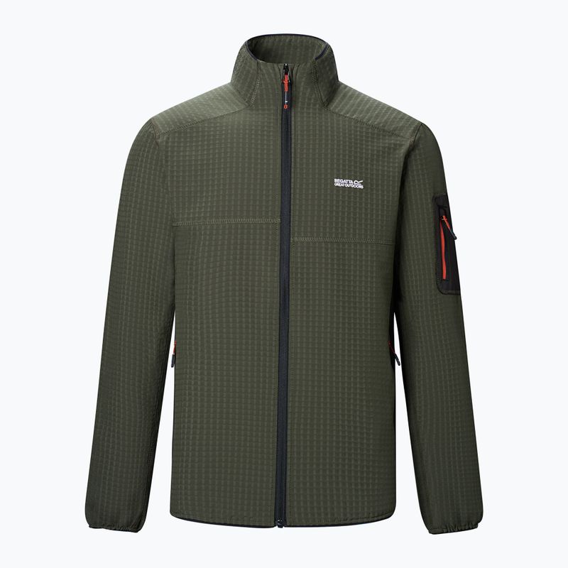 Мъжки суитшърт REGATTA Baslinn dark khaki/black 8