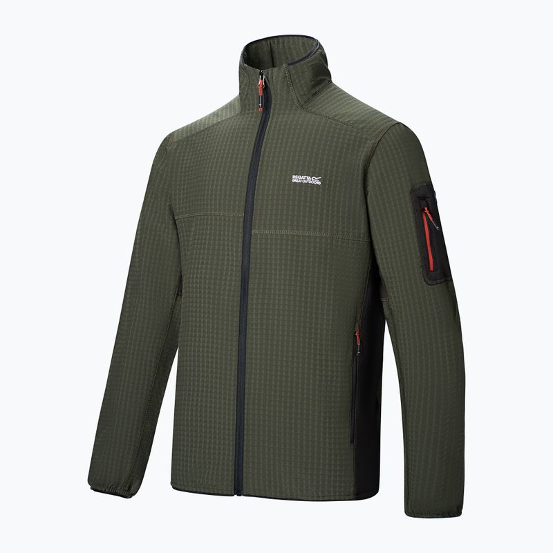 Мъжки суитшърт REGATTA Baslinn dark khaki/black 10