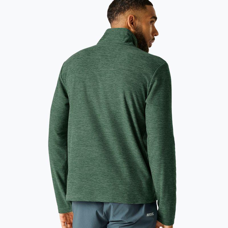 Мъжки поларен суитшърт Regatta Thompson Marl dark forest green 3
