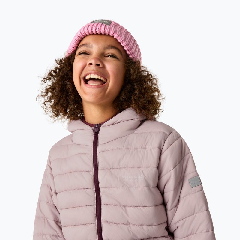 Детско пухено яке Regatta Hooded Marizion powder lilac 9