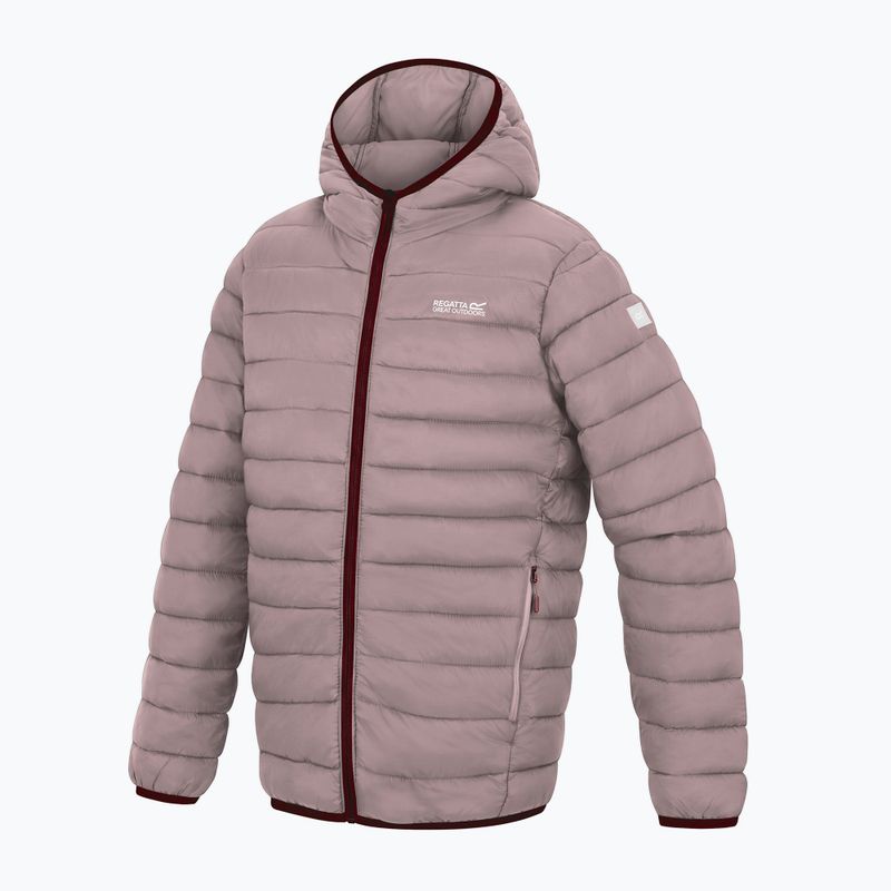 Детско пухено яке Regatta Hooded Marizion powder lilac 3