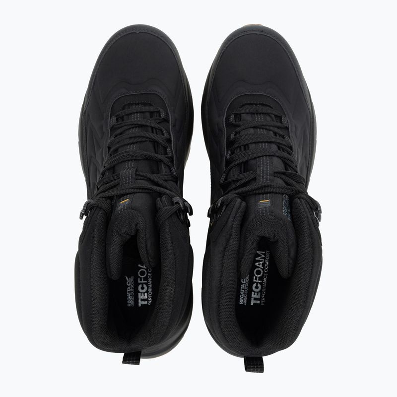 Мъжки туристически обувки REGATTA Onyx Mid black gum 3
