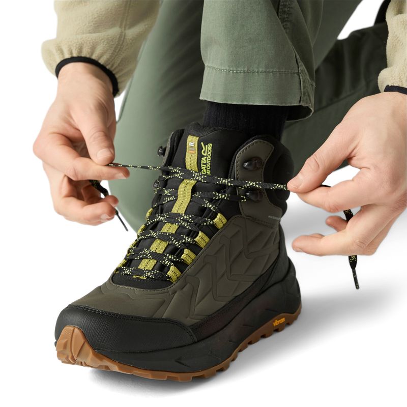 Мъжки туристически обувки REGATTA Onyx Mid dark khaki cyprus 9