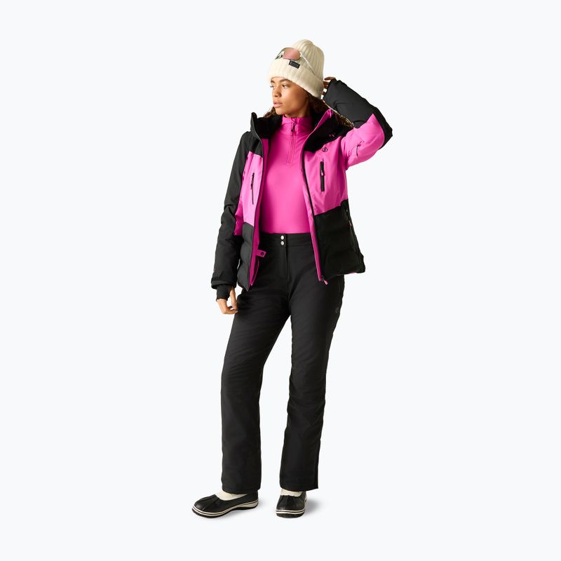 Дамско скиорско яке Dare 2b Carve It extreme pink/black 2