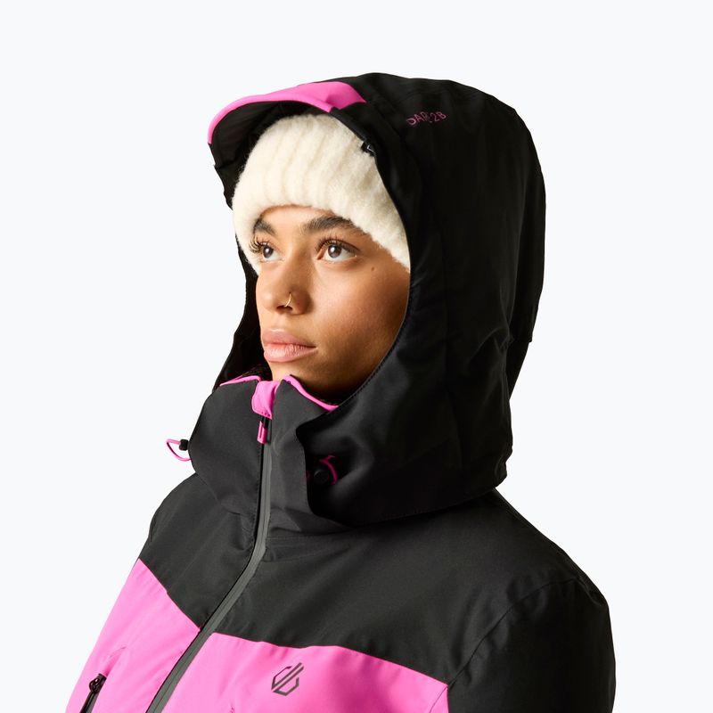 Дамско скиорско яке Dare 2b Carve It extreme pink/black 6