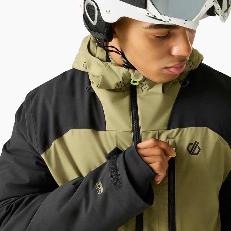 Мъжко скиорско яке Dare2B Baseplate IV Jacket black/martini olive 5