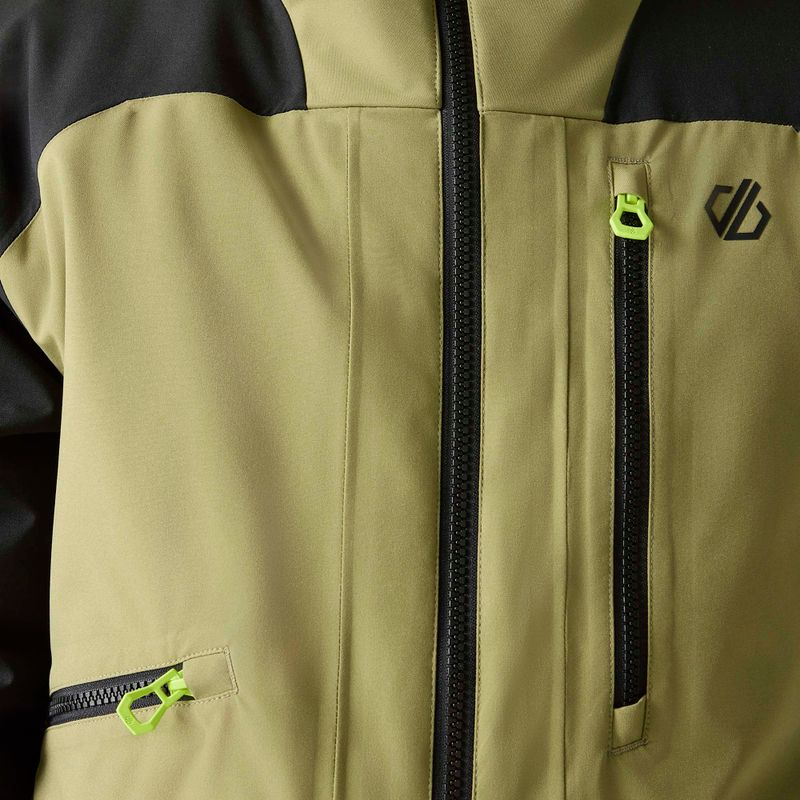 Мъжко скиорско яке Dare2B Baseplate IV Jacket black/martini olive 6