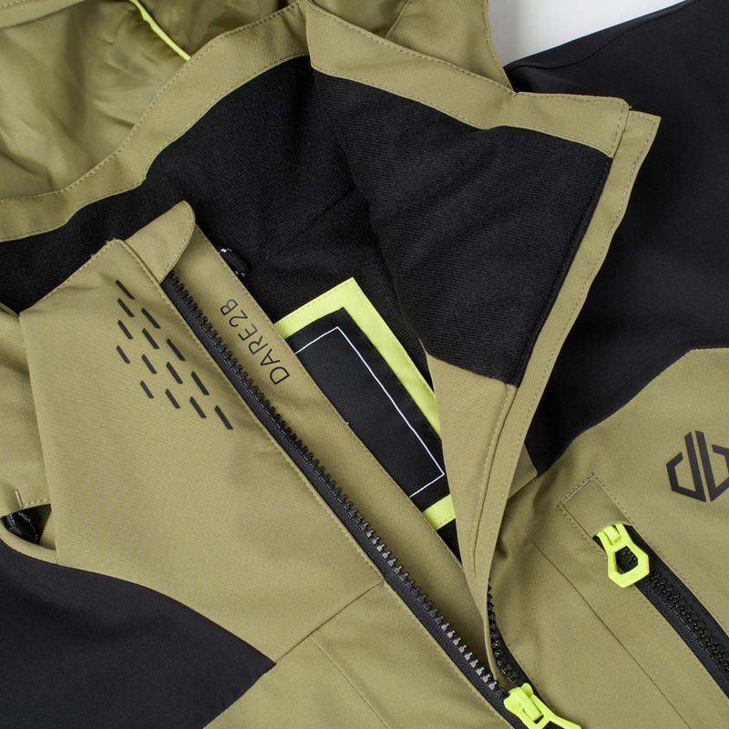 Мъжко скиорско яке Dare2B Baseplate IV Jacket black/martini olive 13