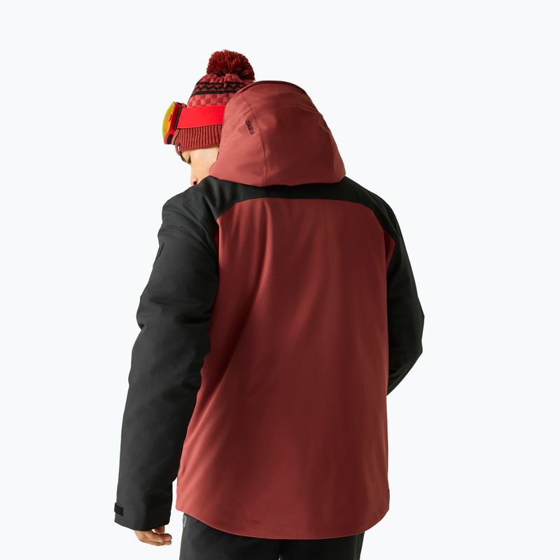 Мъжко скиорско яке Dare2B Baseplate IV Jacket black/rustic red 3