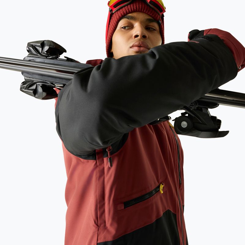 Мъжко скиорско яке Dare2B Baseplate IV Jacket black/rustic red 6