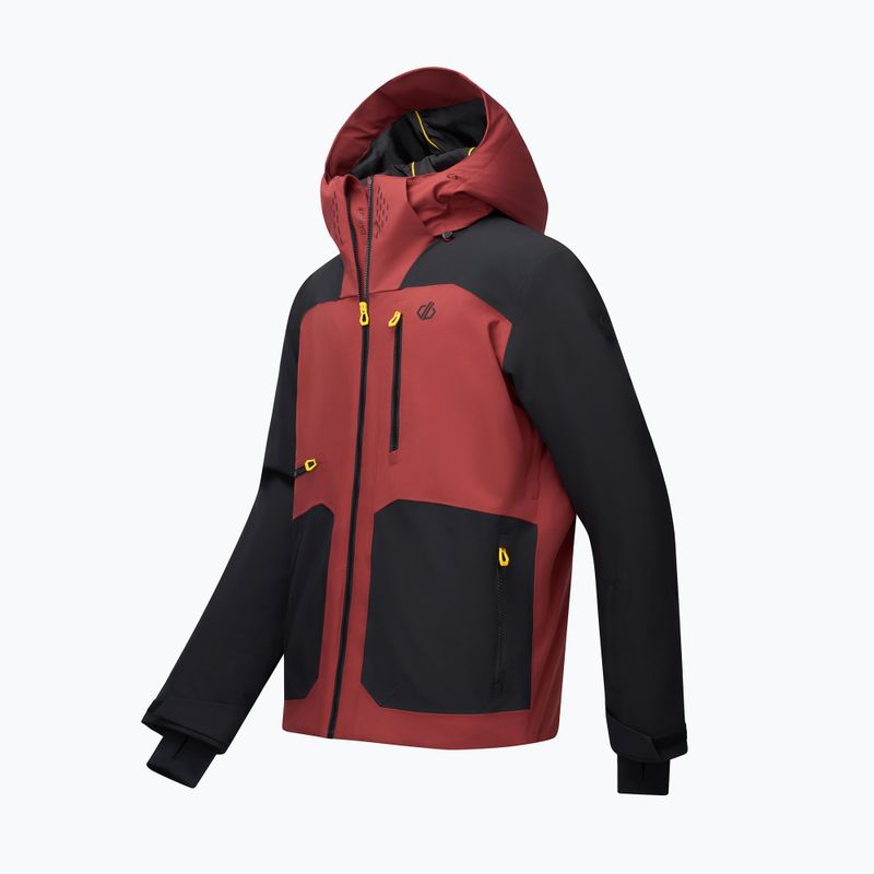 Мъжко скиорско яке Dare2B Baseplate IV Jacket black/rustic red 12