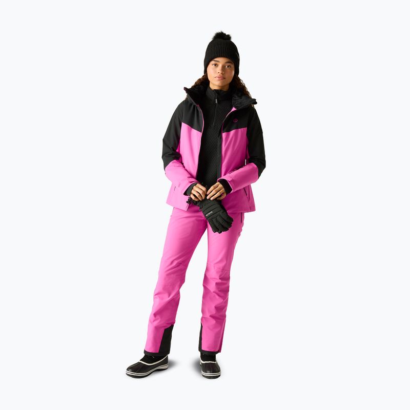 Дамско скиорско яке Dare2B Flurry III Jacket extreme pink/black 2