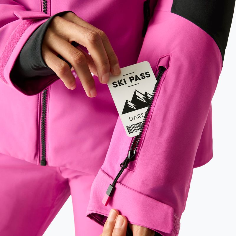 Дамско скиорско яке Dare2B Flurry III Jacket extreme pink/black 7