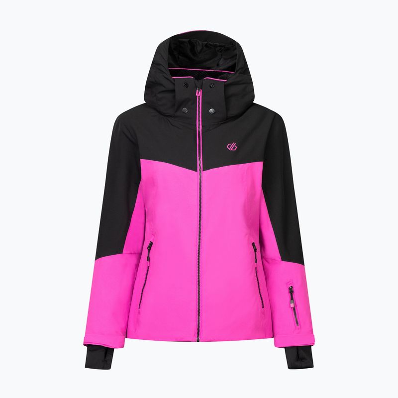 Дамско скиорско яке Dare2B Flurry III Jacket extreme pink/black 10