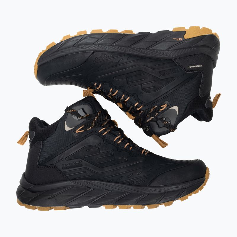 Мъжки туристически обувки REGATTA Derino Mid Black/Rubber 2