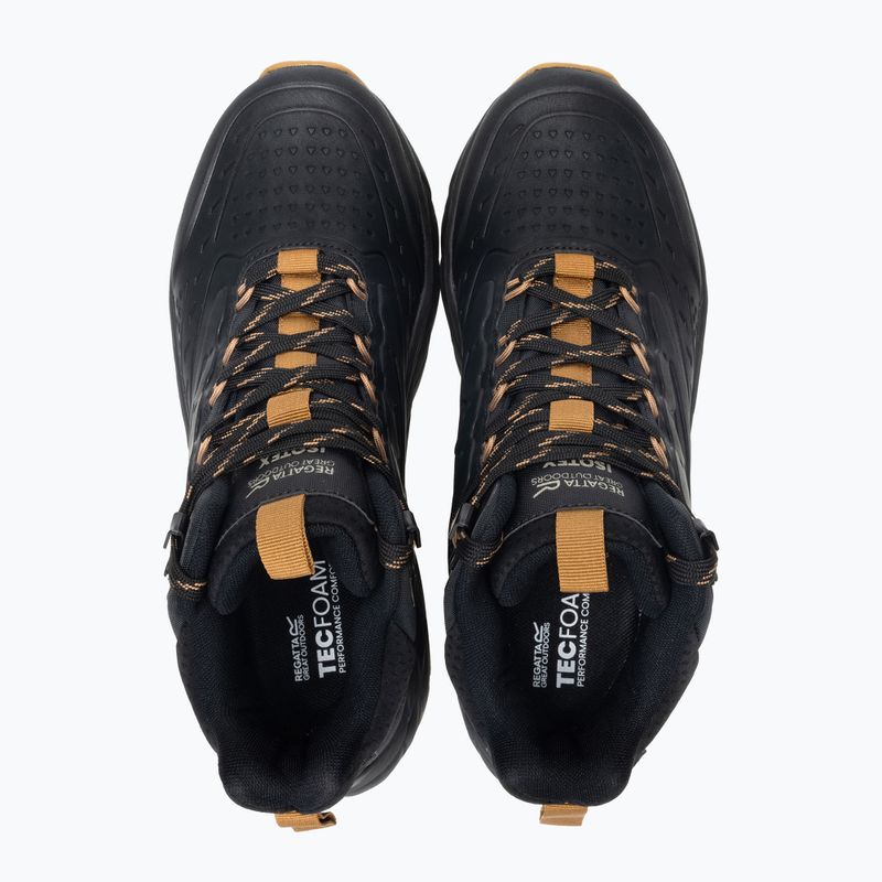 Мъжки туристически обувки REGATTA Derino Mid Black/Rubber 3