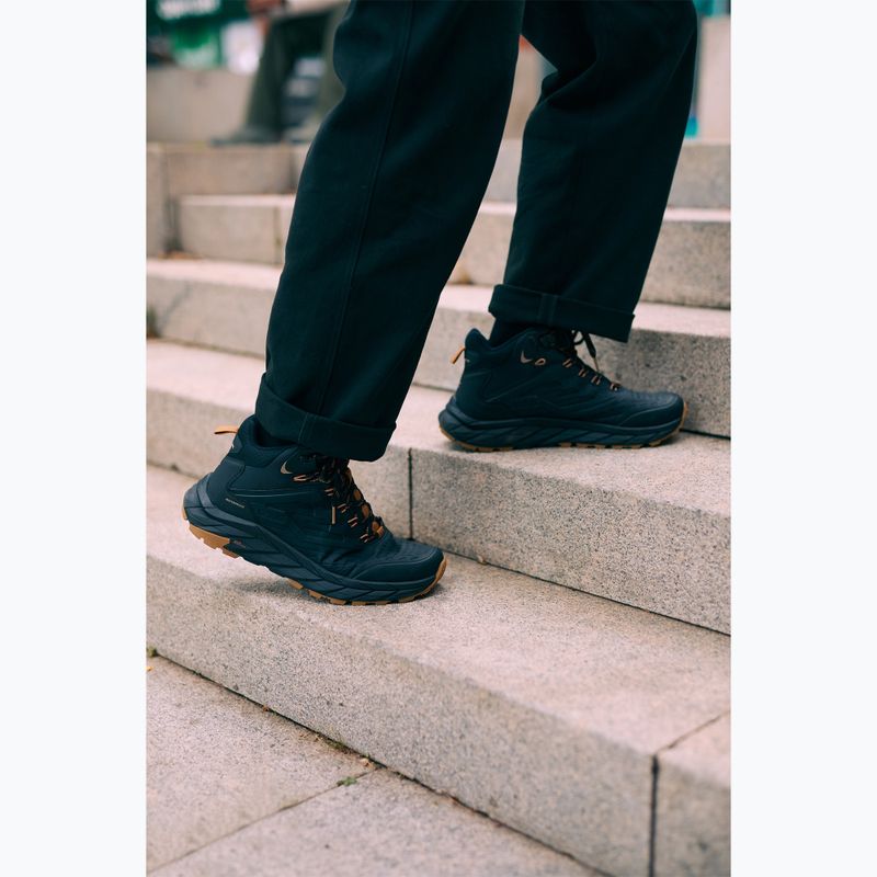 Мъжки туристически обувки REGATTA Derino Mid Black/Rubber 10