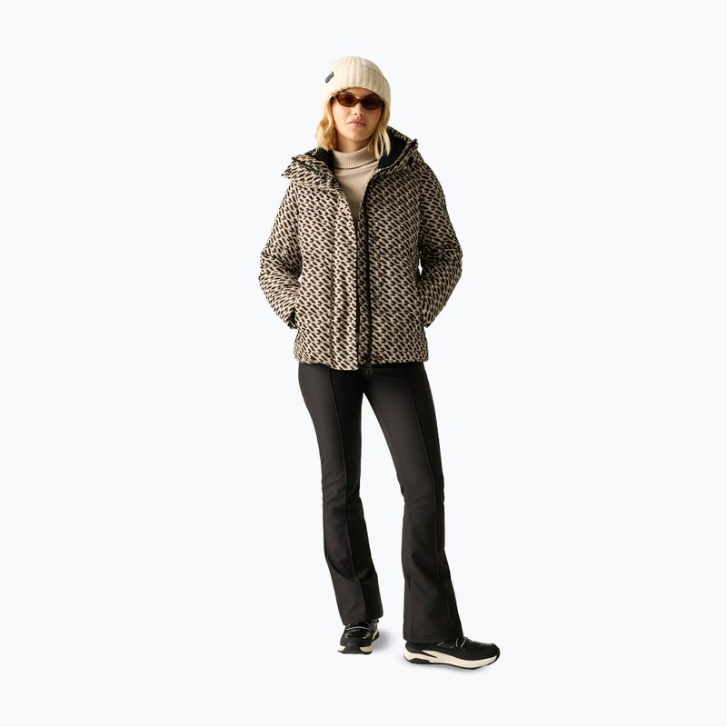 Дамско скиорско яке Dare 2b Allure Jacket white pepper geo print 2