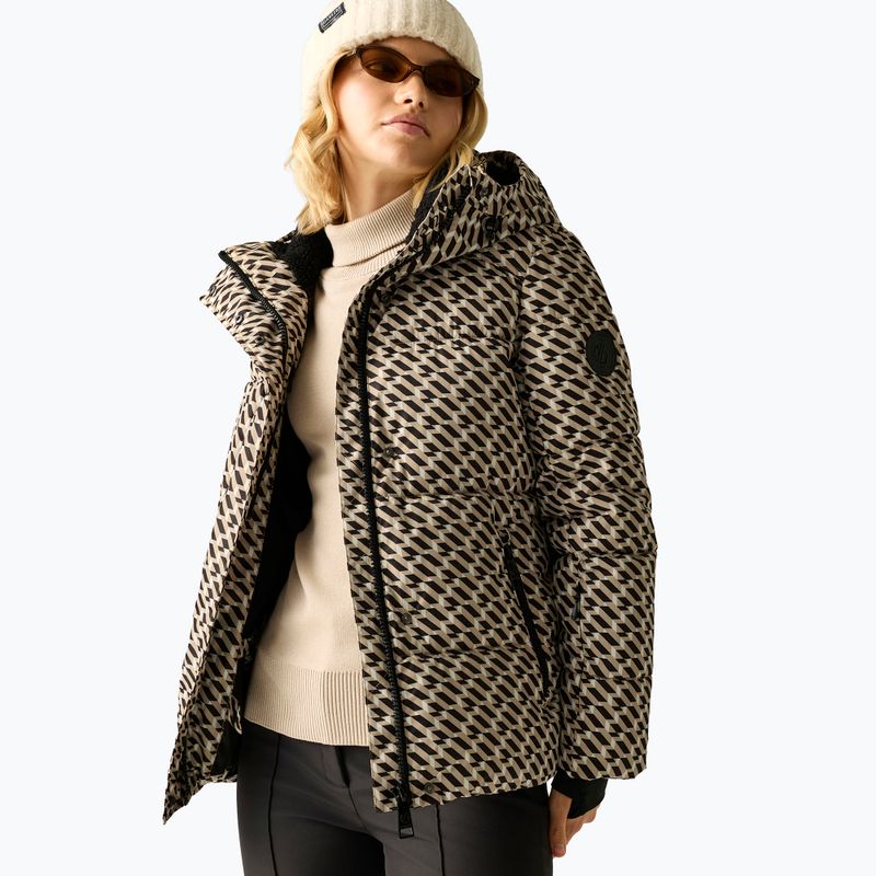 Дамско скиорско яке Dare 2b Allure Jacket white pepper geo print 4