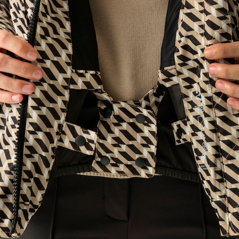 Дамско скиорско яке Dare 2b Allure Jacket white pepper geo print 8