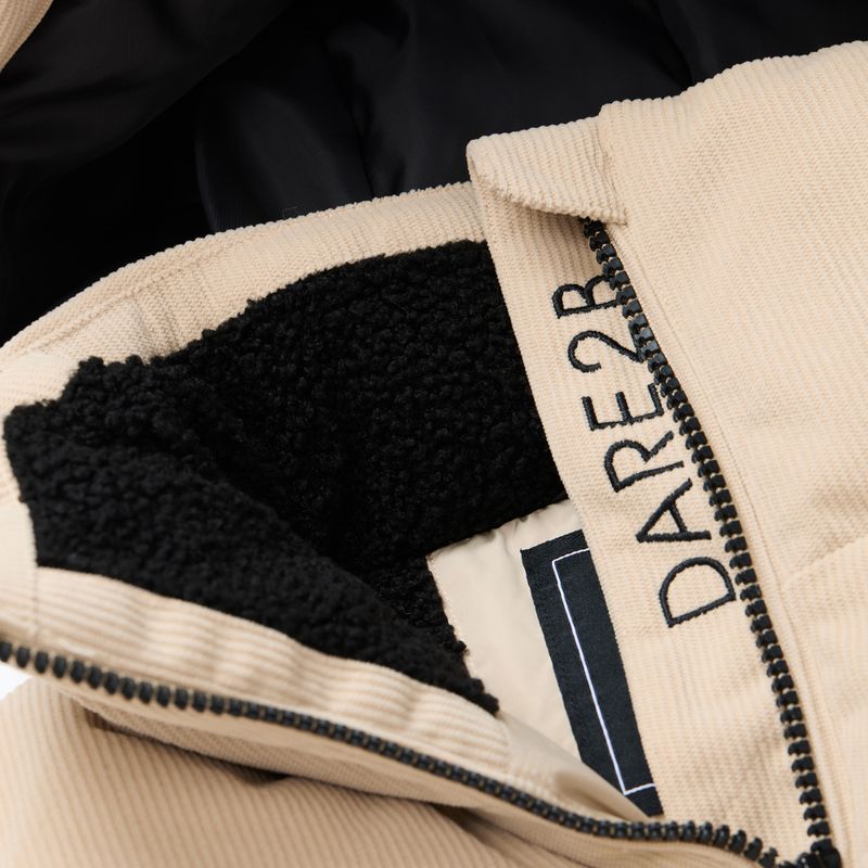 Дамско скиорско яке Dare2B Glitz II Jacket white pepper cord 14