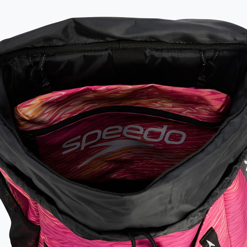Раница за плуване Speedo Team Printed 35 l opaline margarita pink 10