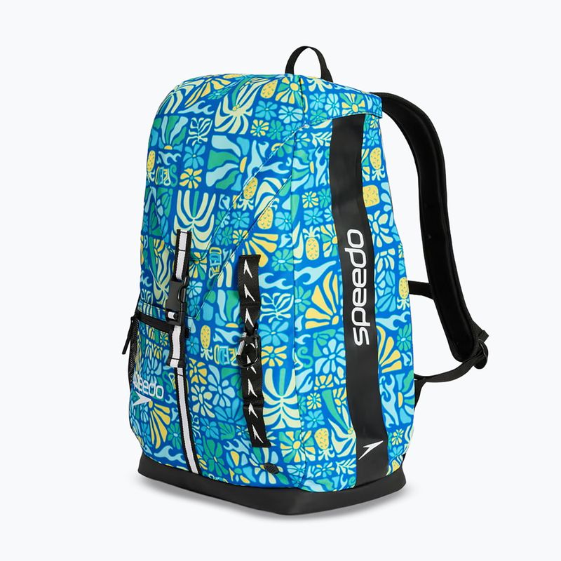 Раница за плуване Speedo Team Printed 35 l summer stamp deep sapphire 2