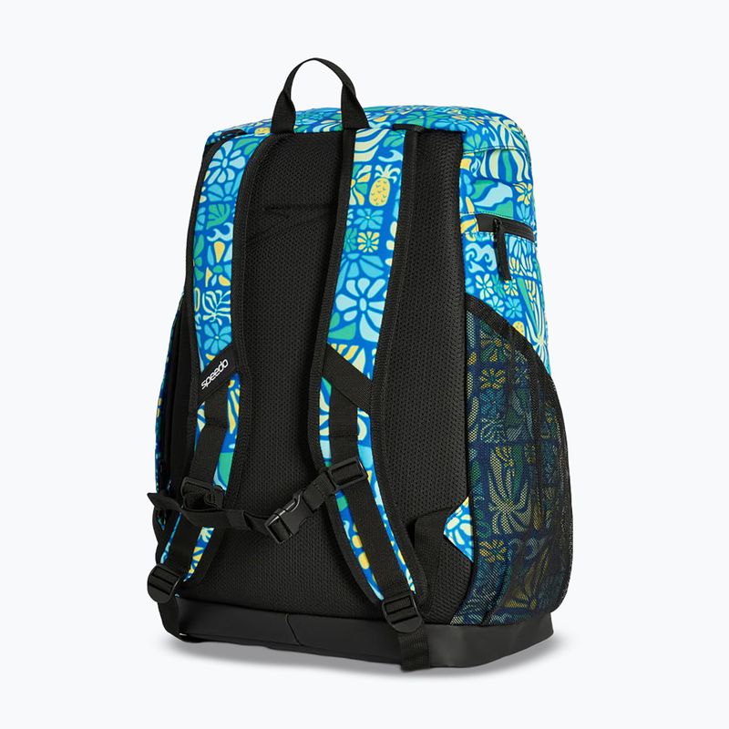 Раница за плуване Speedo Team Printed 35 l summer stamp deep sapphire 3