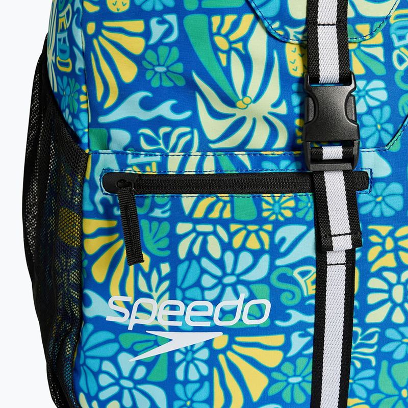 Раница за плуване Speedo Team Printed 35 l summer stamp deep sapphire 5