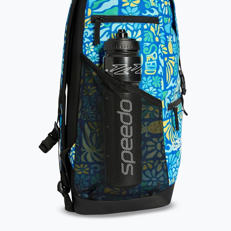 Раница за плуване Speedo Team Printed 35 l summer stamp deep sapphire 7