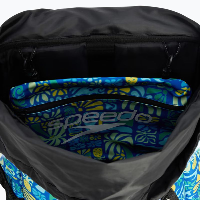 Раница за плуване Speedo Team Printed 35 l summer stamp deep sapphire 11